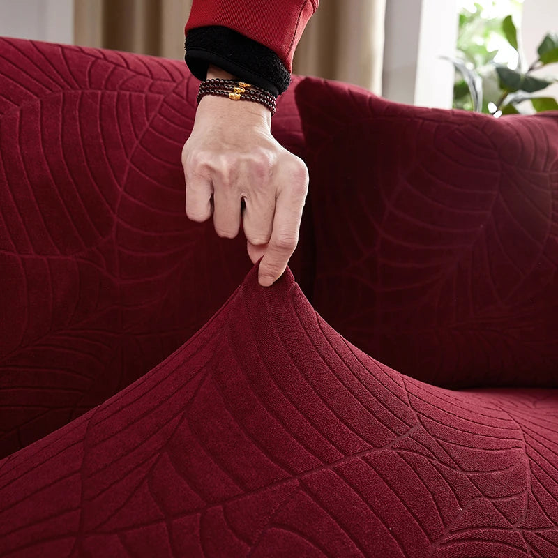 Thick Elastic Jacquard Sofa Cover for 1-4 Seater & L-Shaped Sofas
