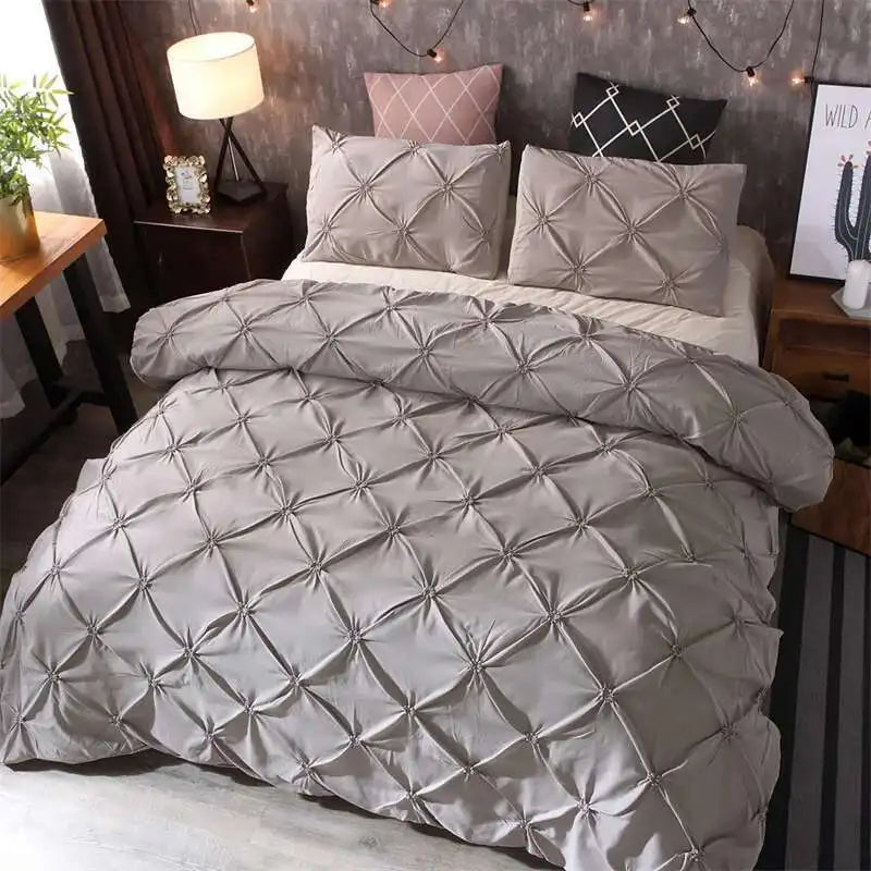 Queen Comfort 3Pieces, Gray Bed In A Bag Comforter Set For Bedroom, Beddding Sets Without Comforter, Duvet Cover&Pillowcases