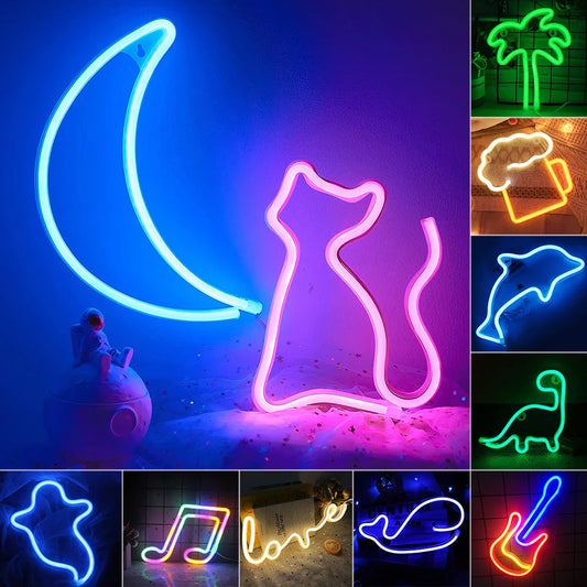LED Neon Musical Note Wall Decor