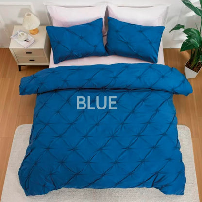 3Pieces Queen Comfort Set Gray Bed in a Bag Comforter Set for Bedroom Beddding Sets without Comforter Duvet cover&Pillowcases