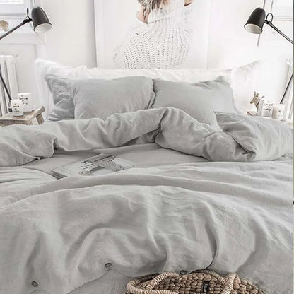 100% French Linen Bedding Set