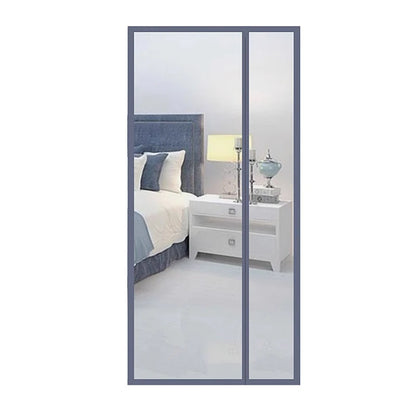 Magnetic Door Screen Custom Size Mosquito Net Curtain Fly Insect Automatic Closing Invisible Mesh For Kitchen indoor living room