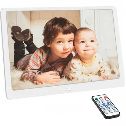 10"Digital Picture Photo Frame IPS Full-View Screen Photo Album 1280*800 Clock Calendar Video Player with Remote Control