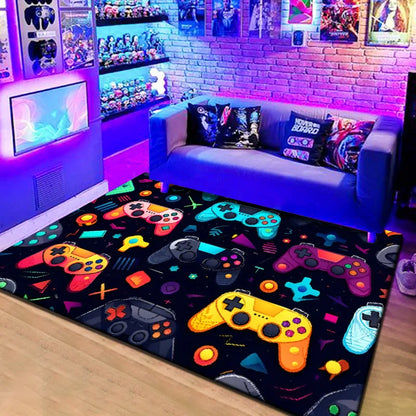 3D Gaming Grip Non-slip Washable Rug