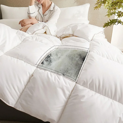 거위털 이불 3D Bread Down Duvet Quilt Luxury Duvet Soft Goose Down Duvet Quilt Comforter Duvet Skin-friendly Cotton Fabric Warm Quilt