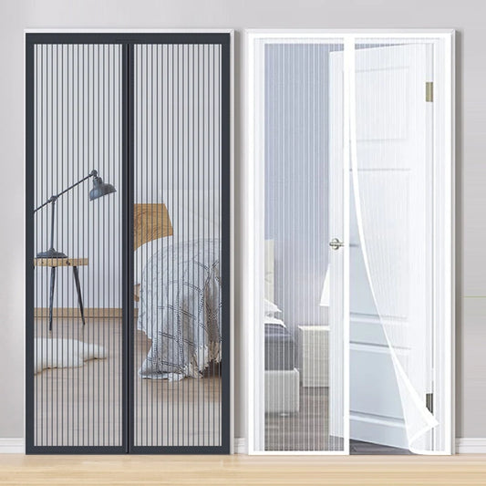 Multisize Anti-Mosquito Net Self-adhesive Anti-Mosquito Curtain Anti Bug Insect Mesh Net No Punching Automatic Closing Curtains