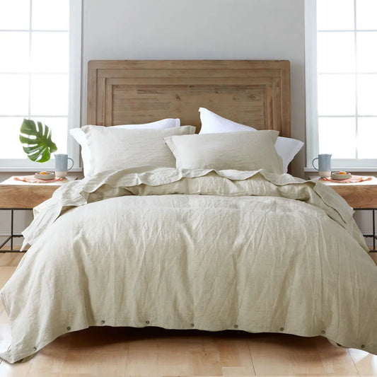 100% French Linen Bedding Set