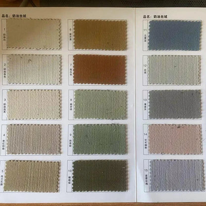 Custom Size Super Soft Chenille High Blackout Curtains for Bedroom Living Room Romantic Colors Three-dimensional Texture