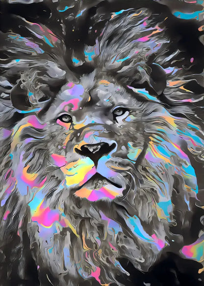 Abstract Animals Lion Tiger Cat Colour Canvas Painting Retro Art Home Wall Decoration Pictures Living Bedroom Quality Posters