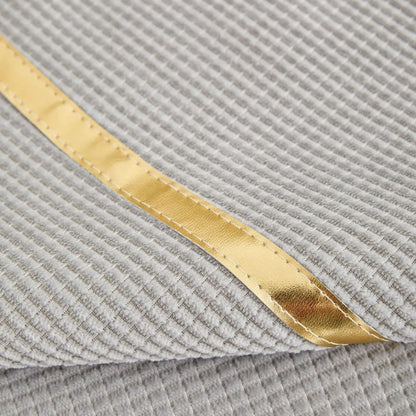 New Gold Edge Sofa Cushion Cover Seat Cushion Household 2024 Four Seasons Modern Simple Non Slip Corn Silk Fabric Sofa Cover