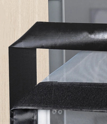 Magnetic Door Screen Custom Size Mosquito Net Curtain Fly Insect Automatic Closing Invisible Mesh For Kitchen indoor living room