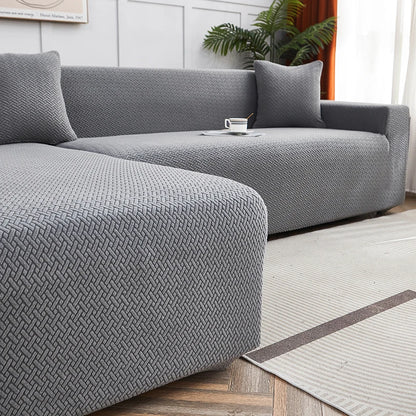 Jacquard Dustproof Sofa Cover - Removable & Washable Protector