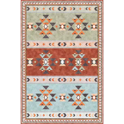 Crystal Pile Washable Stain-Resistant Rug