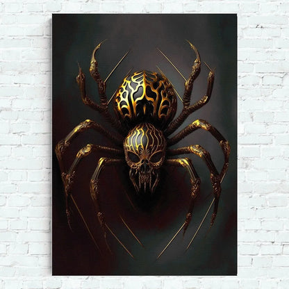 Black And Gold Animals Poster Home Office Wall Bedroom Living Room Kitchen Decoration Painting