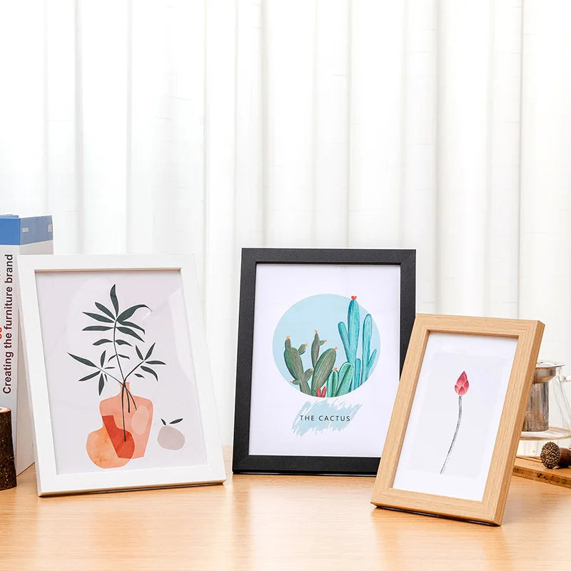 Wooden Photo Frame for Wall & Stand