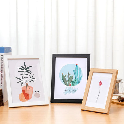 Wooden Photo Frame for Wall & Stand
