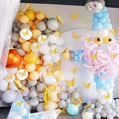 12Pcs 3D Hollow Butterfly Wall Stickers