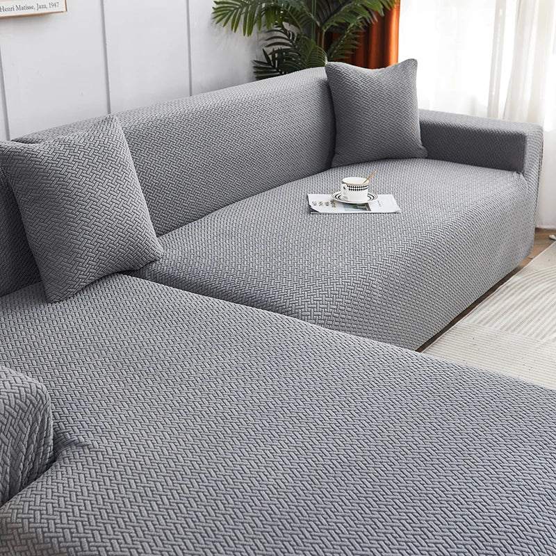 Jacquard Dustproof Sofa Cover - Removable & Washable Protector