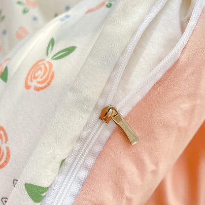 100% Washed Floral Bedding Set