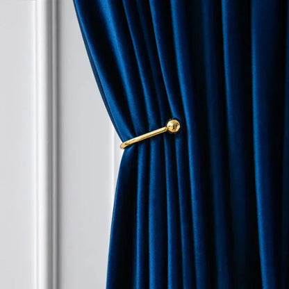 Luxury Royal Blue Velvet Curtains