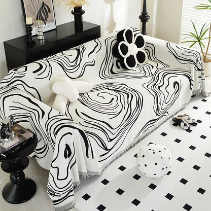 New Chenille Jacquard Sofa Towel One-piece Type Cloth Towel All-inclusive Sofa Cover Dust Anti Cat Scratch Non-slip Sofa Blanket