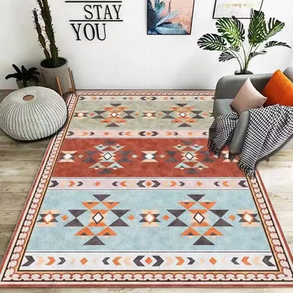 Crystal Pile Washable Stain-Resistant Rug