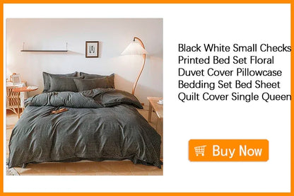 Kawaii Bear & Dinosaur Printed Bedding Set
