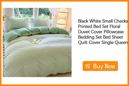 Kawaii Bear & Dinosaur Printed Bedding Set