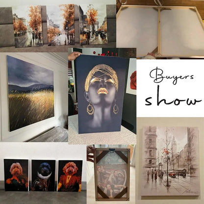 30x40 40x60 50x70cm Canvas Frame Wooden Frames Wooden Photo Oil Painting Canvas Diamond Painting Frames Canvas Wood Wall Frame