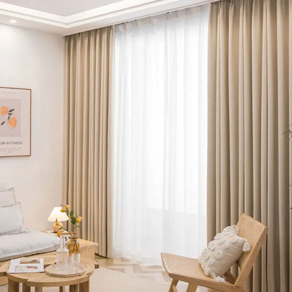Modern Blackout Curtains For Living Room Window Thick Curtain For Bedroom Cloth Fabric Ready Made Drapes Blinds High Shading 95%
