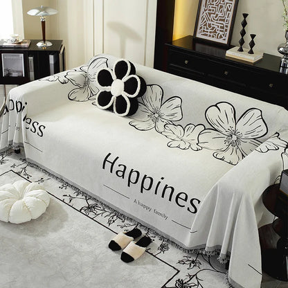 New Chenille Jacquard Sofa Towel One-piece Type Cloth Towel All-inclusive Sofa Cover Dust Anti Cat Scratch Non-slip Sofa Blanket