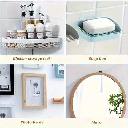 10pcs Punch-Free Wall Hooks