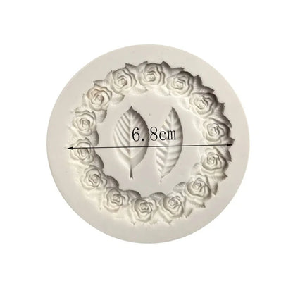 Rosette Leaves Silicone Mold