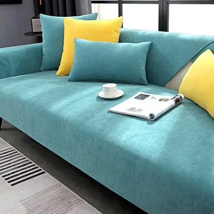 Four Seasons Universal New Chenille Non-Slip Sofa Cushion Simple Sofa Cover Towel Luxury Sofa Cushion Backrest Cover Home Decor