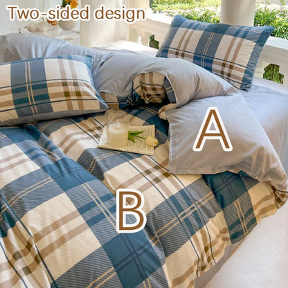 Kawaii Bear & Dinosaur Printed Bedding Set