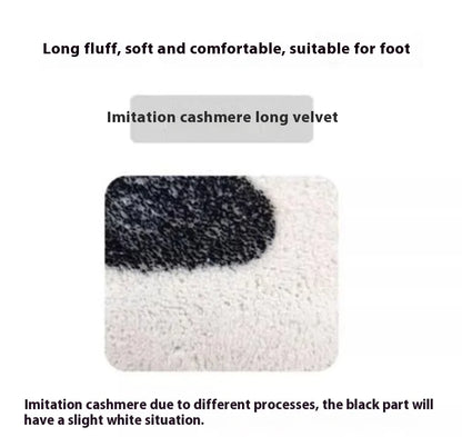Edge Shaped Comfortable Decorative Rug