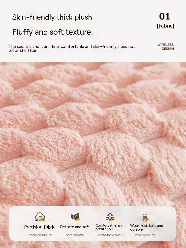 Winter Plush Sofa Cushion Thickened Non-slip