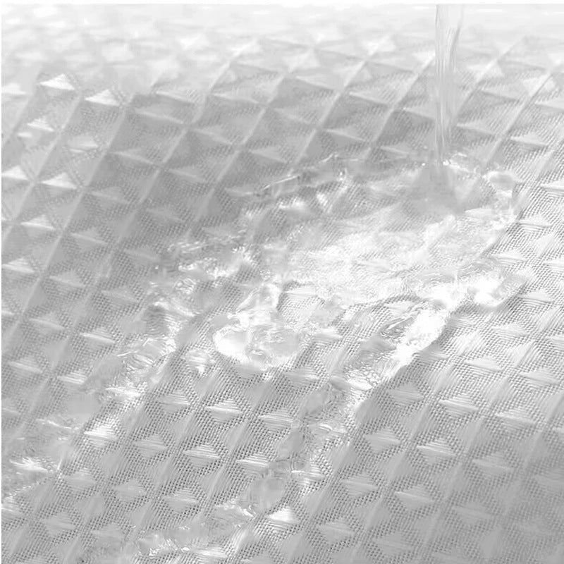 Waffle Double-sided Waterproof Shower Curtain Thickened Mildew-proof