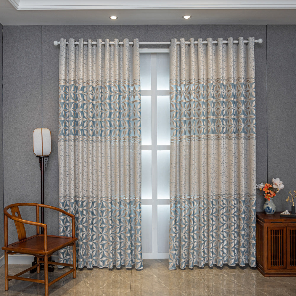 American Jacquard Hollow Curtain European And American Middle East