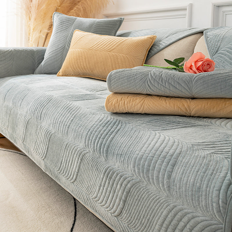 Simple Sofa Cushion Cover Plush Thickened Anti-skid