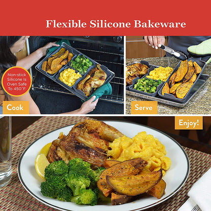 Non-stick Silicone Baking Pan Four-piece Set