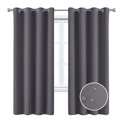 Full Blackout Hot Sale Curtain With Black Lining On The Back