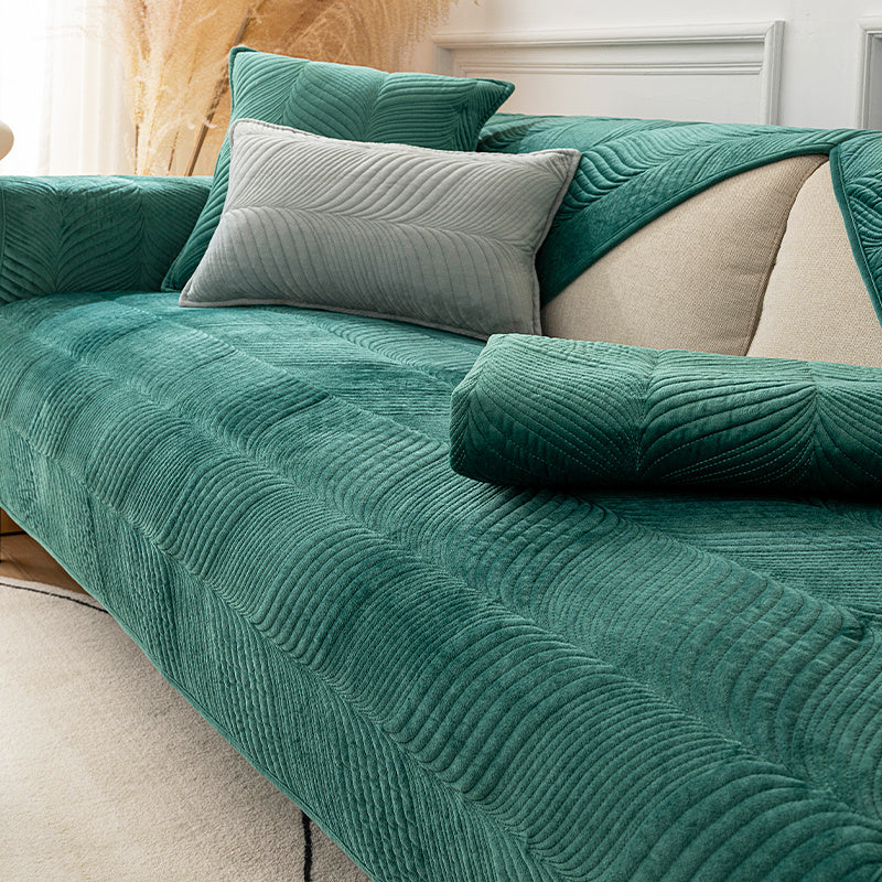 Simple Sofa Cushion Cover Plush Thickened Anti-skid