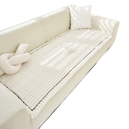 Plush Sofa Cushion Winter Fleece-lined Thickened