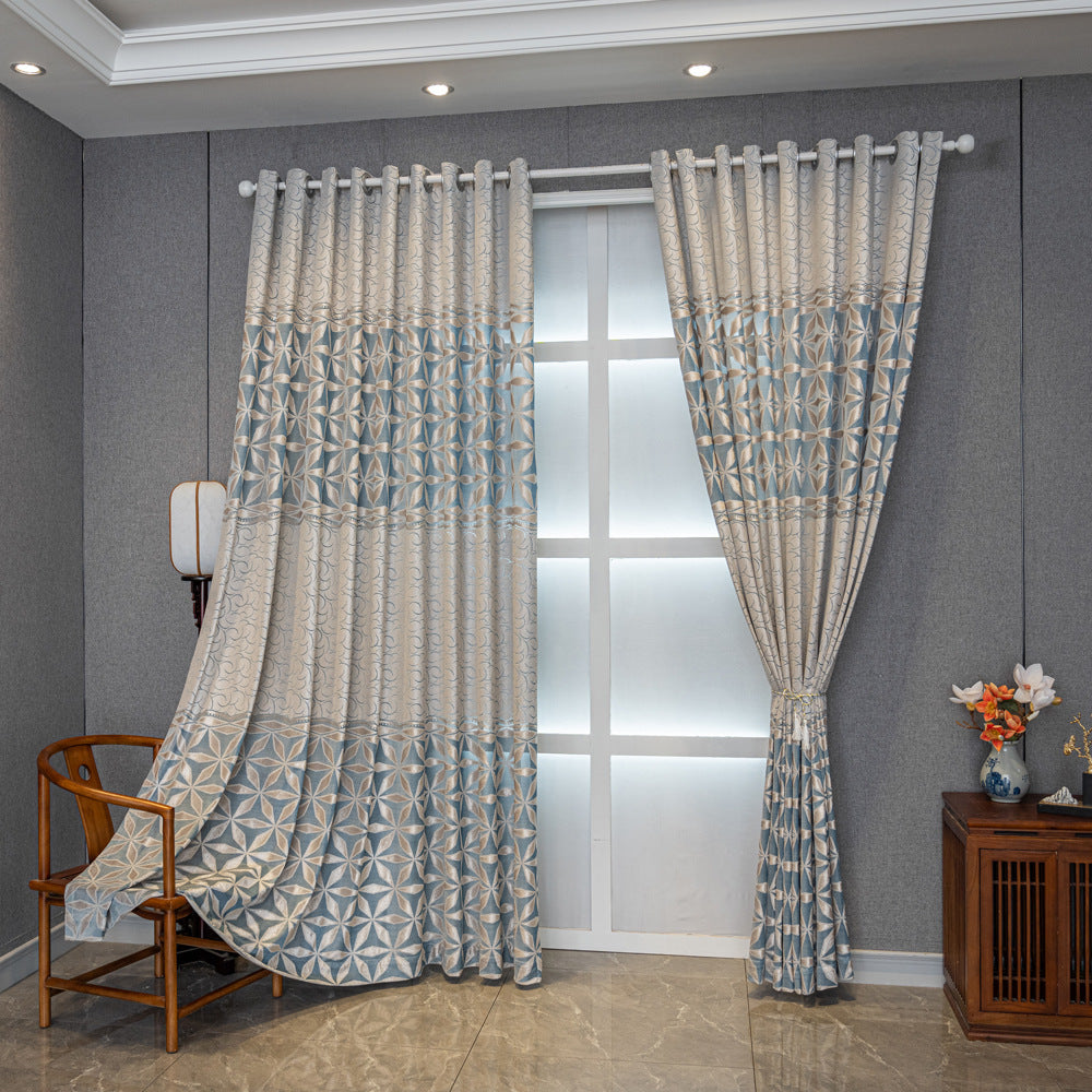 American Jacquard Hollow Curtain European And American Middle East