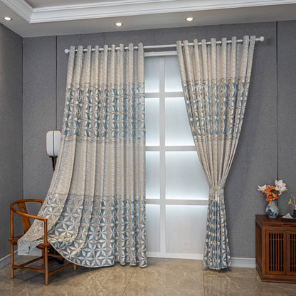 American Jacquard Hollow Curtain European And American Middle East