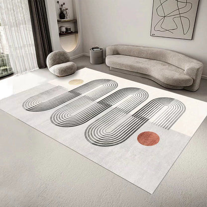 Simple Style Coffee Table Floor Mats